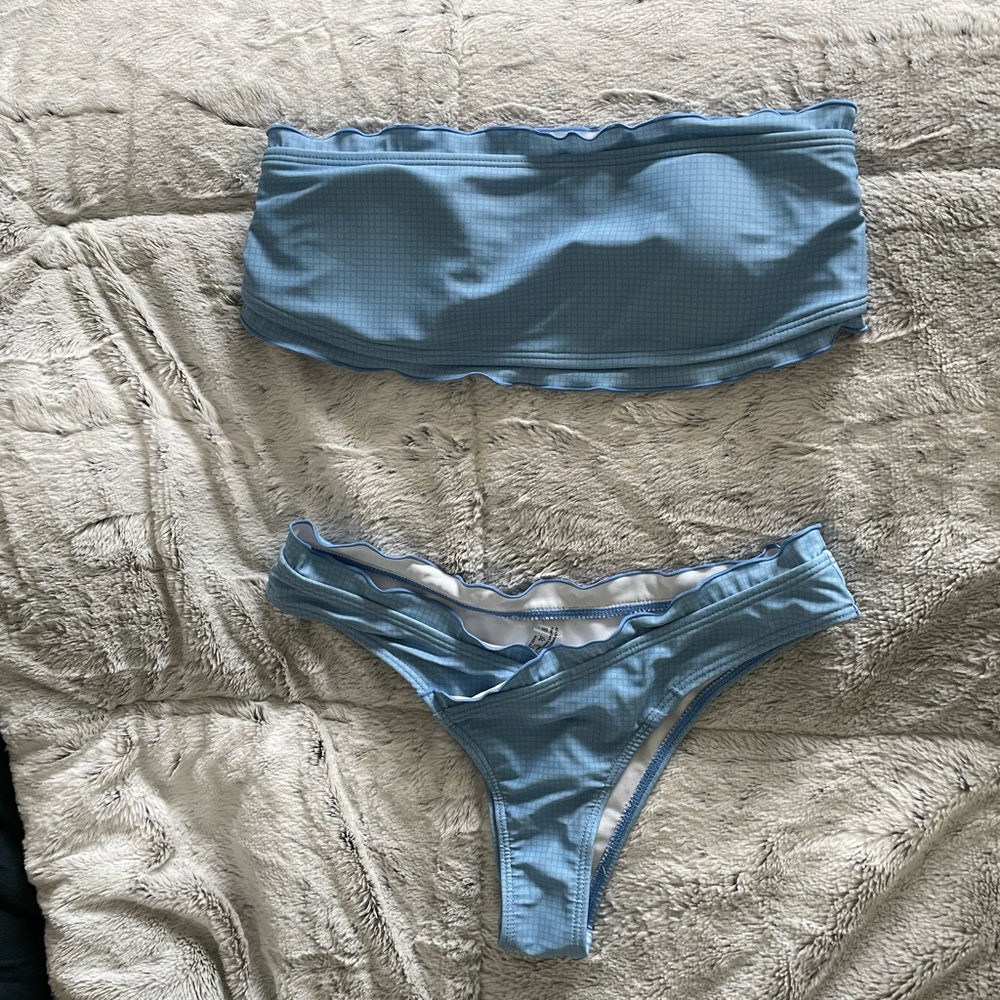 2 piece bikini bandeau